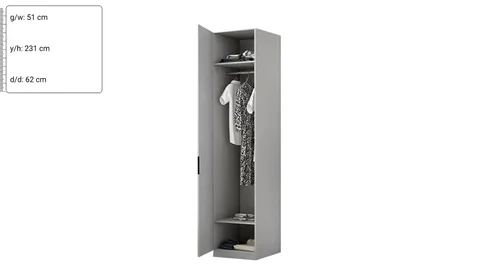 Defne 50 cm Sol Dolap – MDF kapak