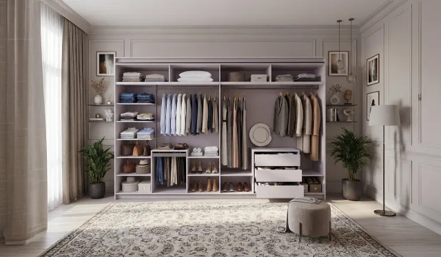 Dolunay 300 cm Sürgülü Akordiyon Dolap