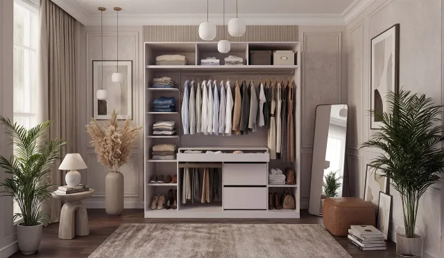 Dolunay 200 cm Akordiyon Dolap
