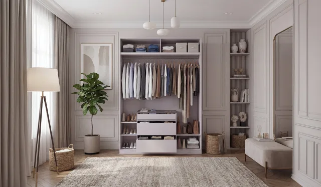 Dolunay 150 cm Akordiyon Dolap