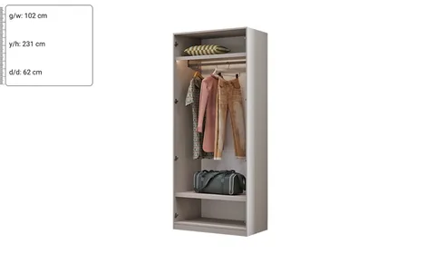 Kaşmir 100 cm V5 Dolap