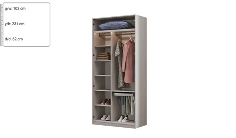 Kaşmir 100 cm V3 Dolap