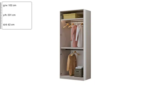 Kaşmir 100 cm V6 Dolap
