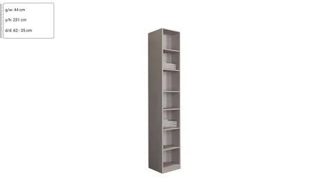 Kaşmir 50 cm Açılı Sağ / Sol Dolap