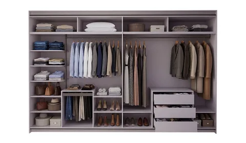 Zerre 300 cm Sürgülü Akordiyon Dolap