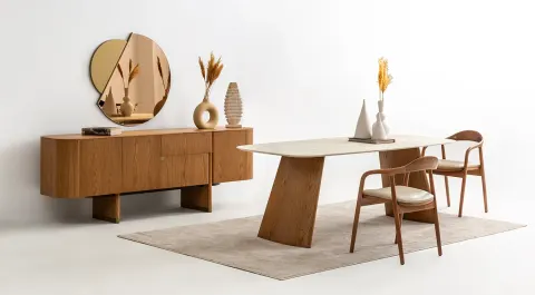 Delta Oak Dining Room Set