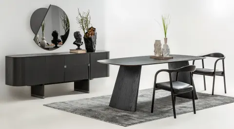 Delta Anthracite Dining Room Set