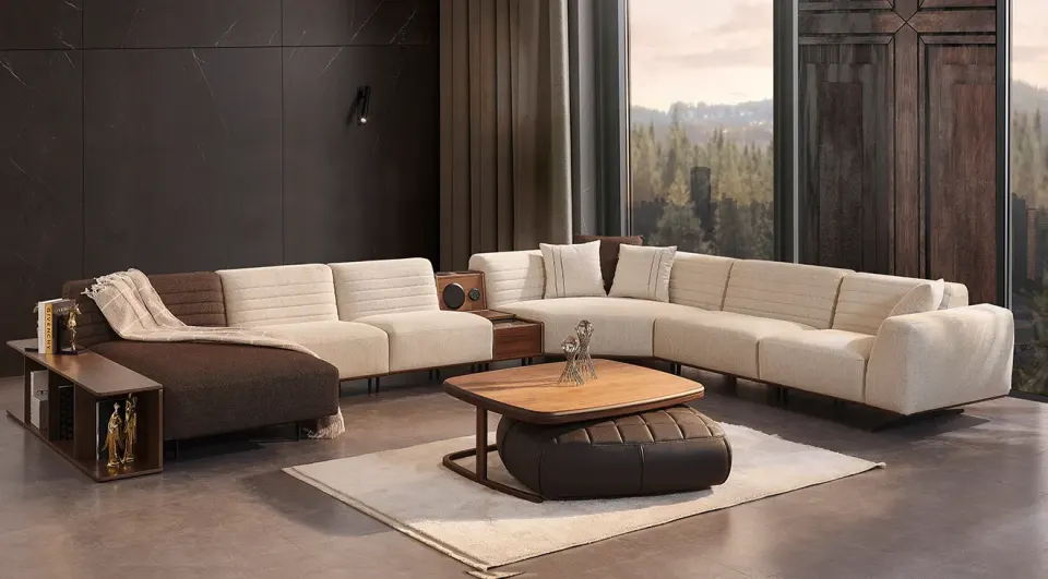 Helen Modern Corner Sofa Set