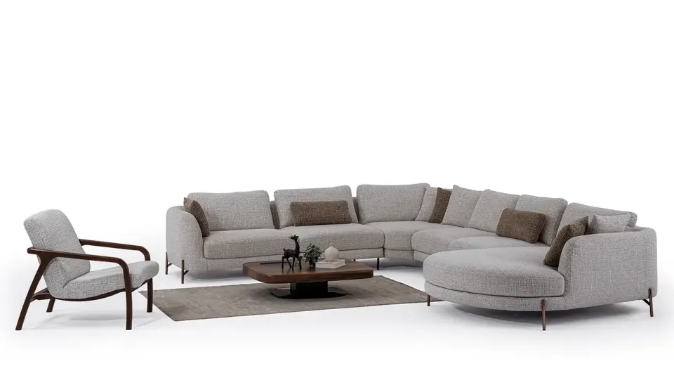 Milan Rest Modern Corner Sofa Set