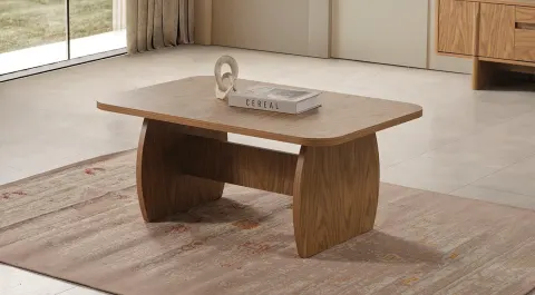 Zirve Walnut Coffee Table