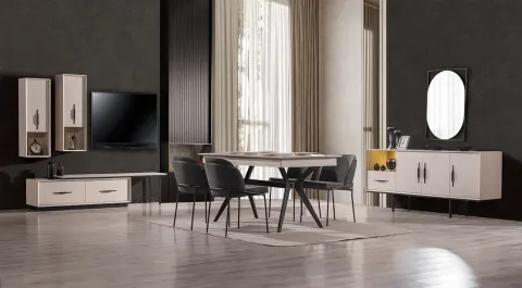 Zumrut Modern Dining Room Set