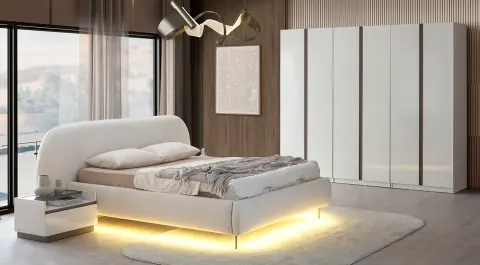 Bellat 6 Door Modern Bedroom Set