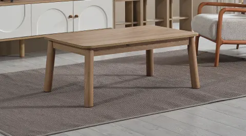 Alfeo Wooden Leg Coffee Table