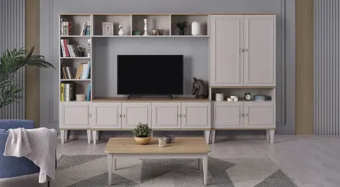 Batu Wooden Leg TV Unit