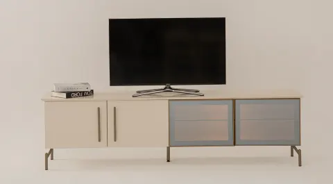 Milano Metal Leg Modern TV Unit