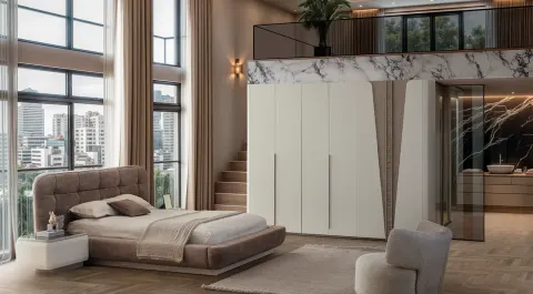Zen 6 Door Modern Bedroom Set