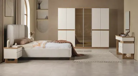 Palermo Modern 6 Door Bedroom Set