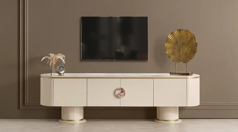 Cartier Mink TV Unit Set