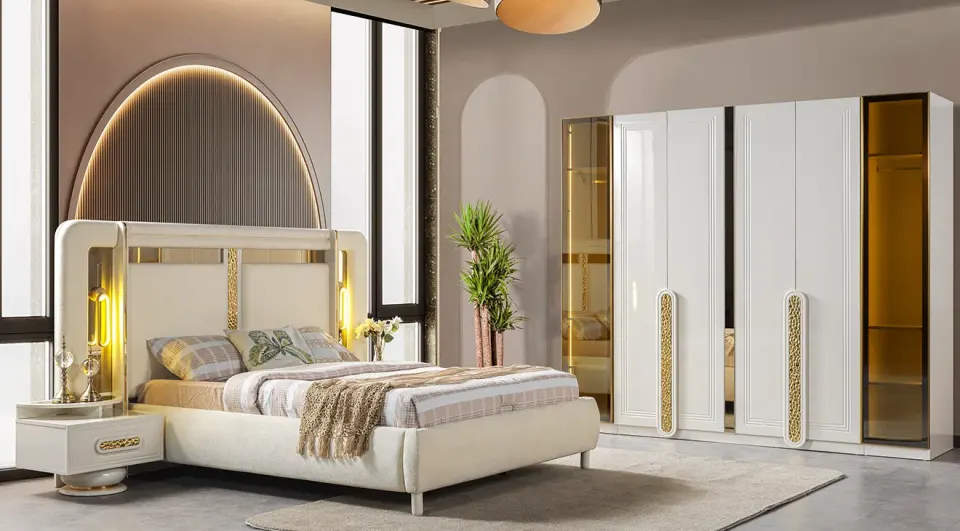 Zara 6-Door Modern Bedroom Set