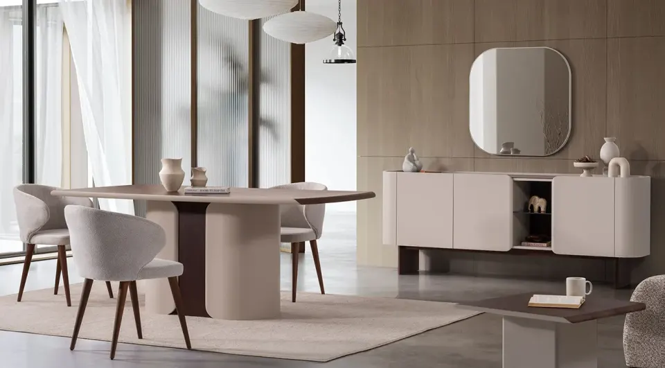 Barcelona Modern Dining Room Set