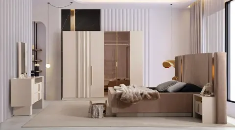 Vargas 6-Door Bedroom Set