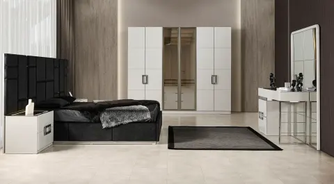Vegas 6-Door Modern Bedroom Set