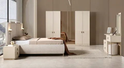 Lina 6-Door Modern Bedroom Set