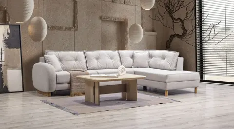 Zeynep Corner Sofa Set with Bed and Storage