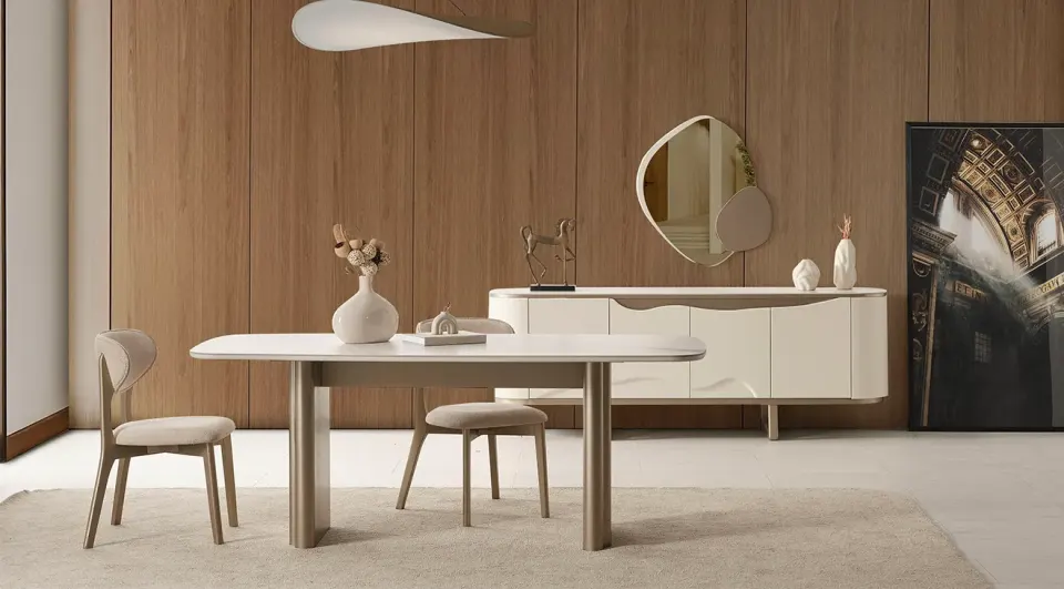 New Calista Ceramic Dining Room Set