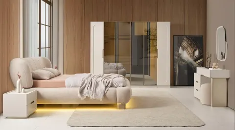 Aspera 6-Door Modern Bedroom Set