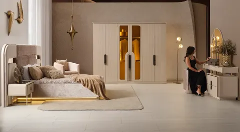Solo 6-Door Modern Bedroom Set