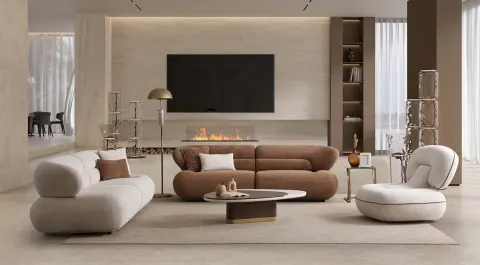 Luxair Modern Sofa Set with Bed