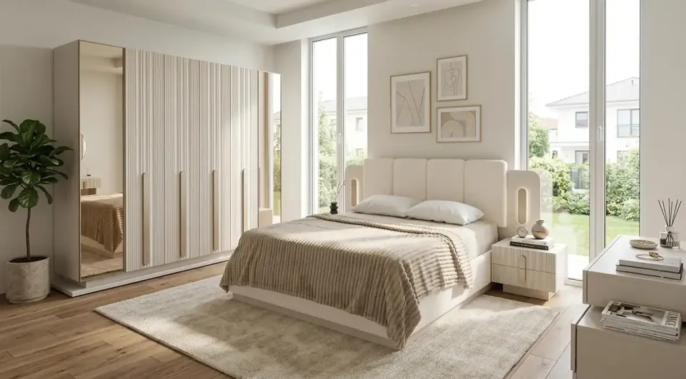 Kosova 6-Door Bedroom Set