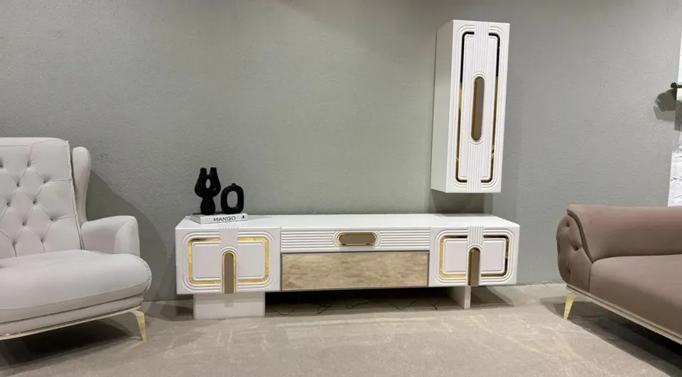 Milano Gold TV Unit