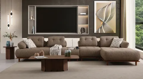 Lois Corner Sofa Set