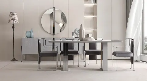 Hürrem Metal Legged Dining Room Set