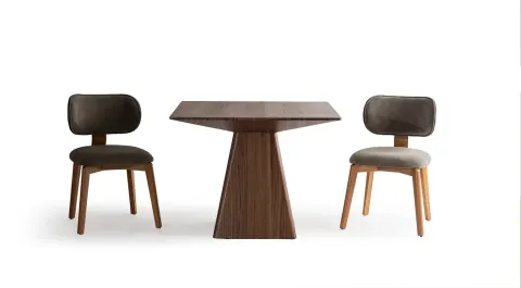 Getta Walnut Square Table