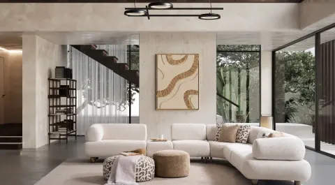 Soho Modern Corner Sofa Set