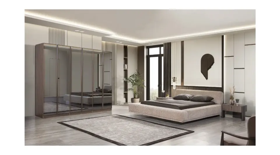 Cona 6 Door Bedroom Set