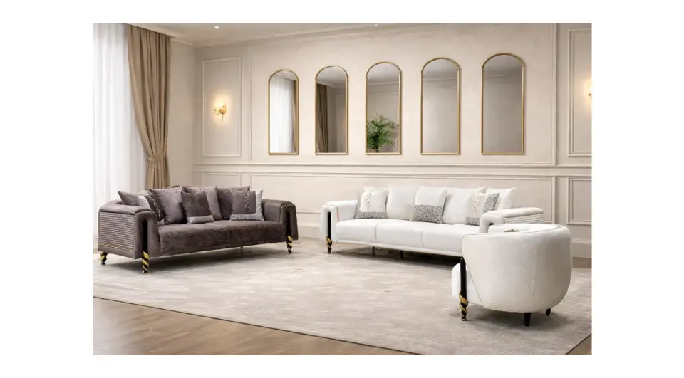 Simge Sofa Set