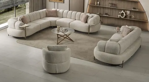 Defne Corner Sofa Bed Set