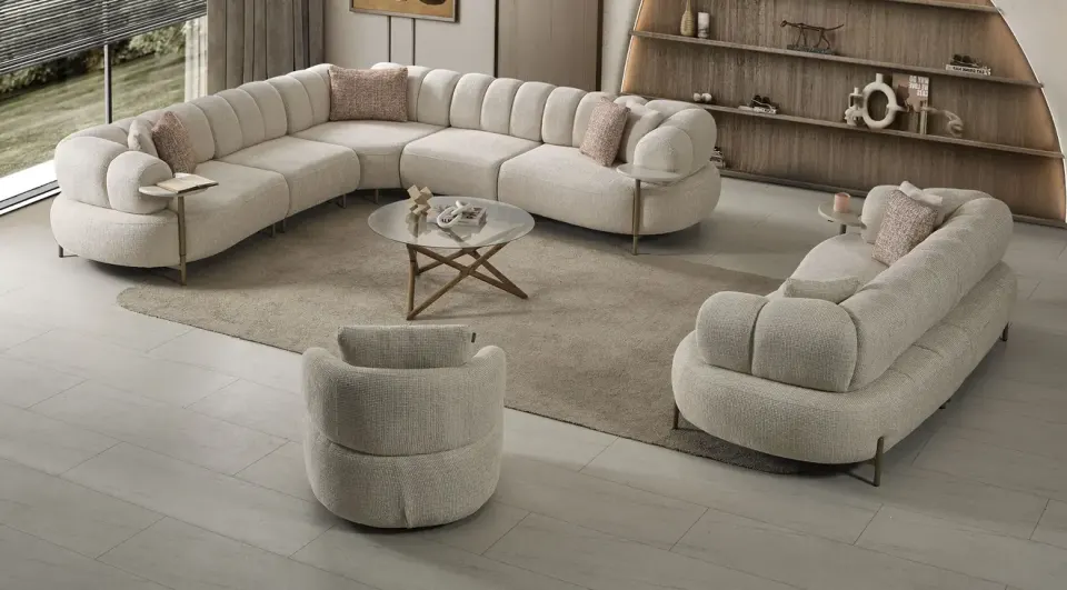Defne Corner Sofa Bed Set