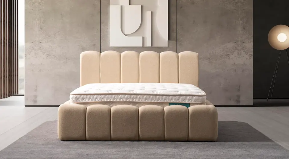 Milano Bed Base Headboard Set