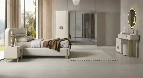 Stella 6 Door Modern Bedroom Set