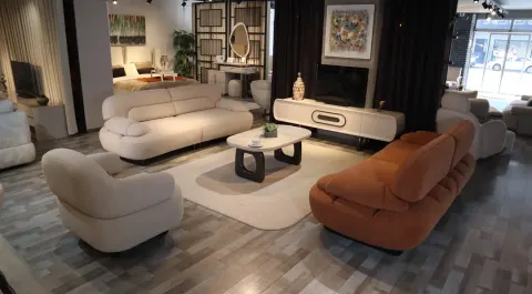 Kruvasan Sleeper Modern Sofa Set