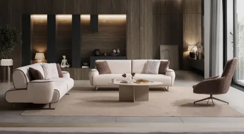 Mooka Sleeper Modern Sofa Set