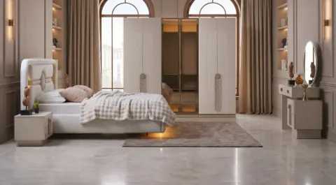 Elif 6 Door Bedroom Set