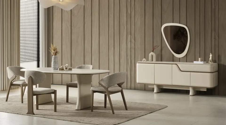 Mocha Modern Dining Room Set