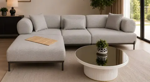 Oslo Modern Corner Sofa Set