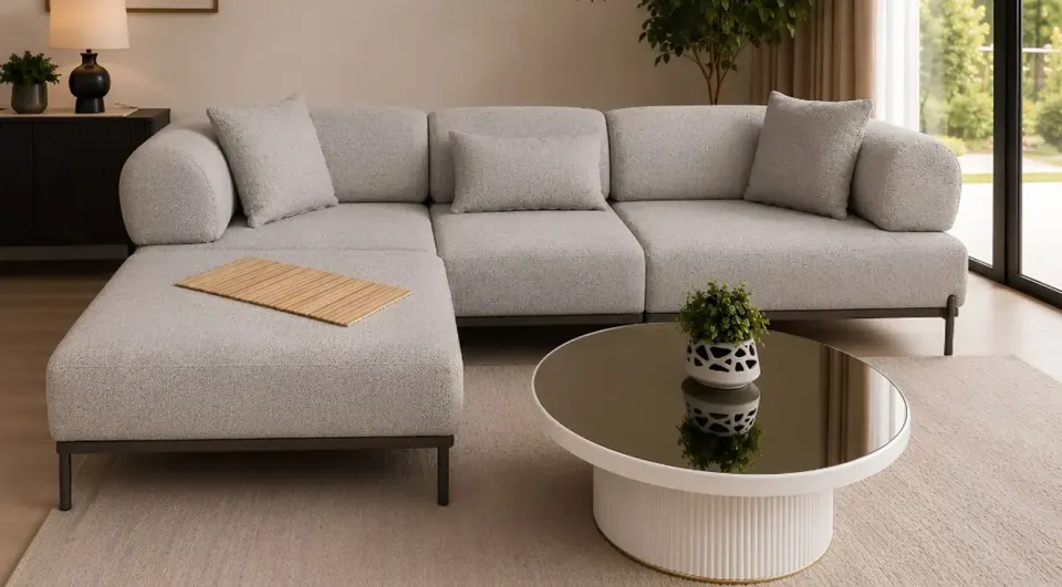 Oslo Modern Corner Sofa Set